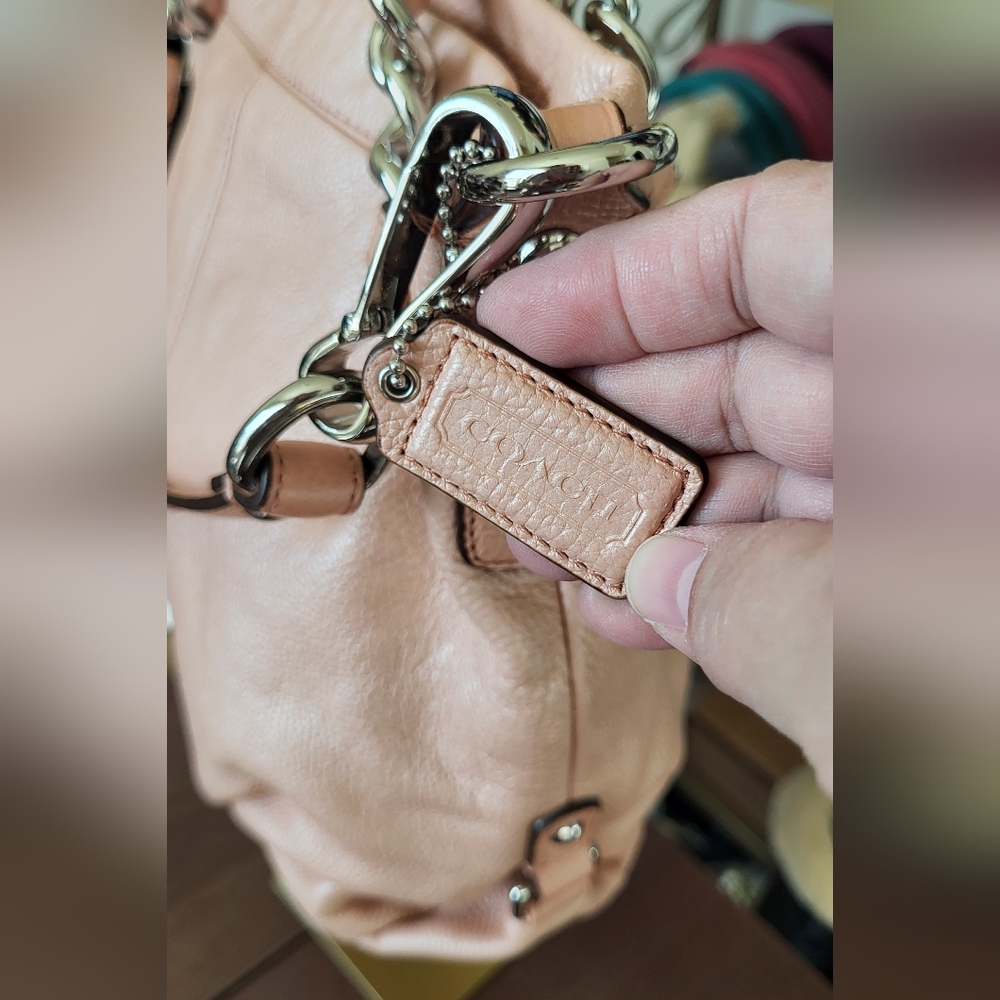 Coach Pink Pearl Brooke Bag 17165 Hobo - Picture 4 of 9